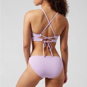 Athleta M Elfin purple bikini set